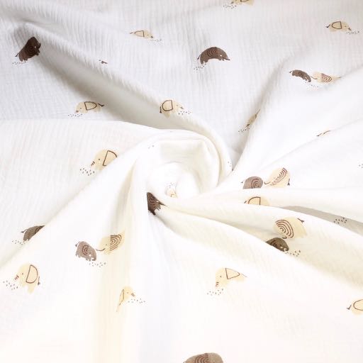 Hydrophilic Baby Cotton Printed Elephant