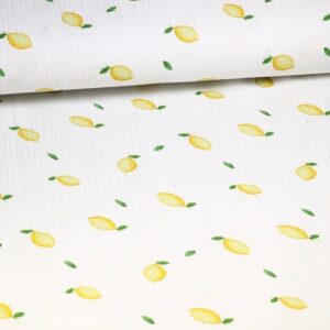 Hydrophilic Baby Cotton Printed Lemons