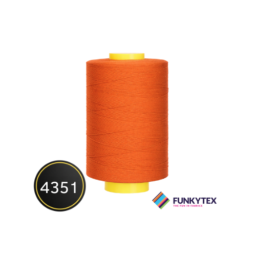 Atelier Sewing Thread 1000 meters Funkytex Orange