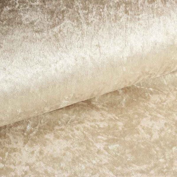 Velours de panne ecru