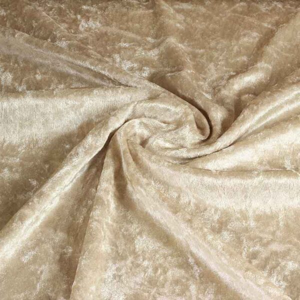 Velours de panne ecru