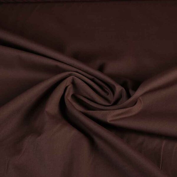 Poplin fabric brown