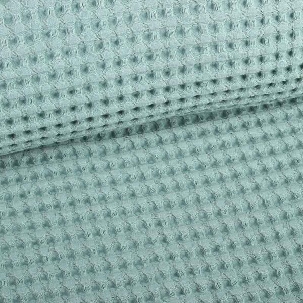 Waffle cotton large dark old green