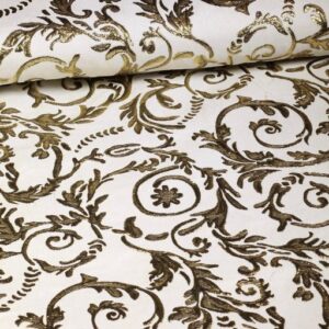 Baroque Jacquard white/gold