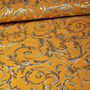 Baroque Jacquard ochre yellow/gold