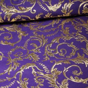 Baroque Jacquard purple/gold