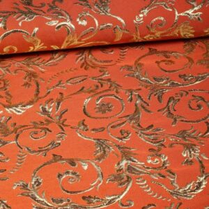 Baroque Jacquard orange/gold