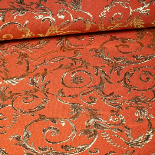 Baroque Jacquard orange/gold