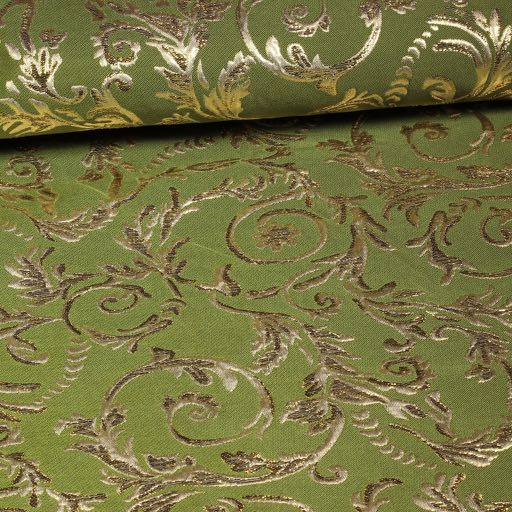 Baroque Jacquard green/gold