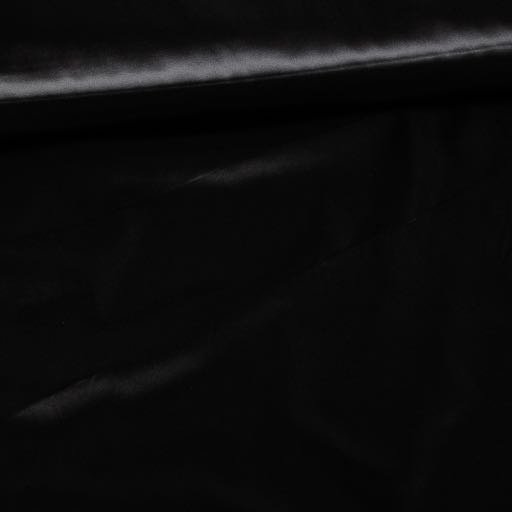Silky Satin Stretch Black