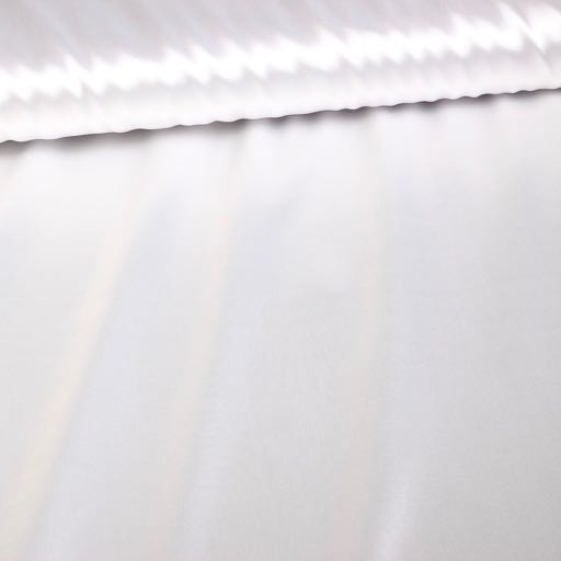 Silky Satin Stretch White