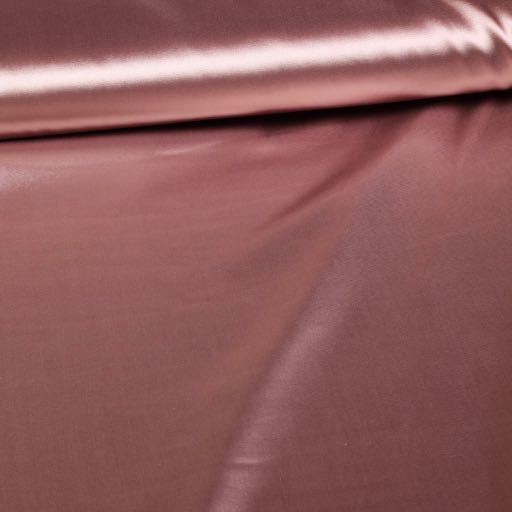Silky Satin Stretch Old Pink