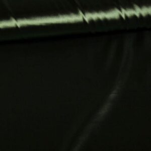 Silky Satin Stretch Army Green