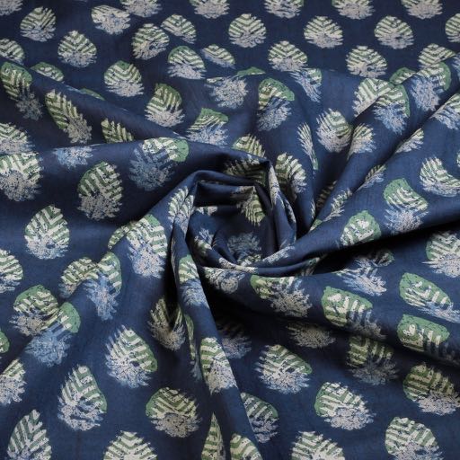 Cotton Voile Batik Feathers