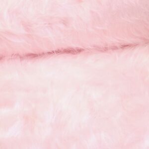 Long-haired faux fur / Plush pink