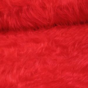 Long-haired faux fur / Plush red