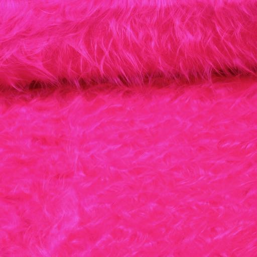 Long-haired faux fur / Plush fuchsia