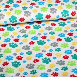 Cotton Dog Paws White