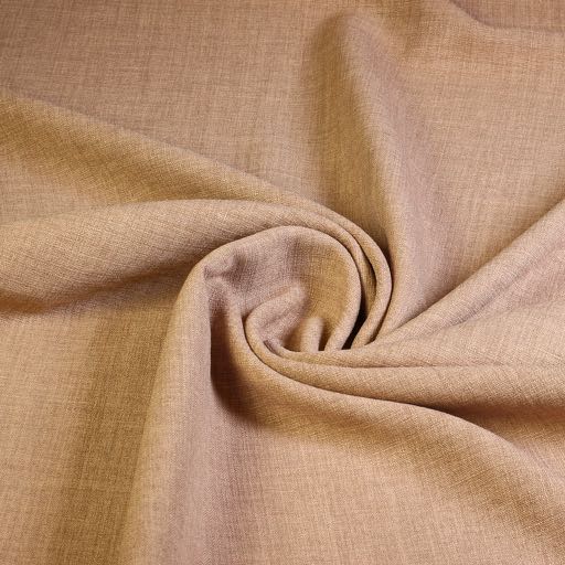 Linen look fabric taupe melange