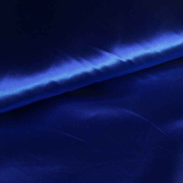 Satin fabric cobalt
