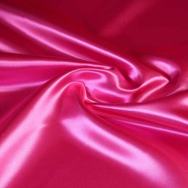 Satin fabric fuchsia