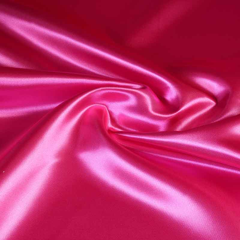 Satin fabric fuchsia