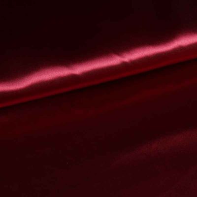 Satin fabric bordeaux
