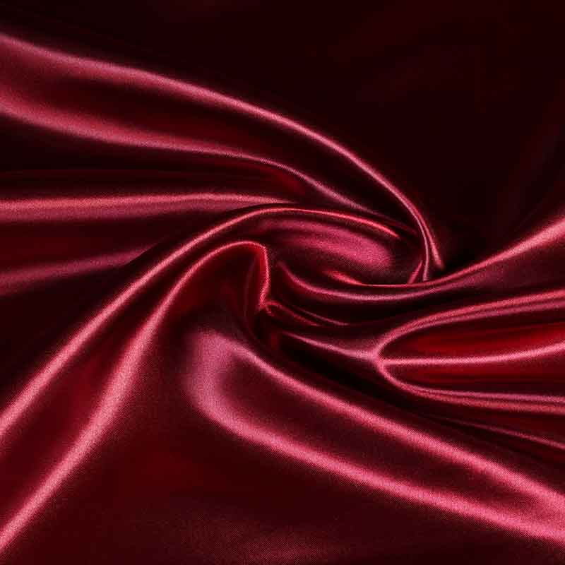 Satin fabric bordeaux