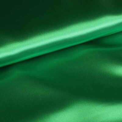 Satin fabric green
