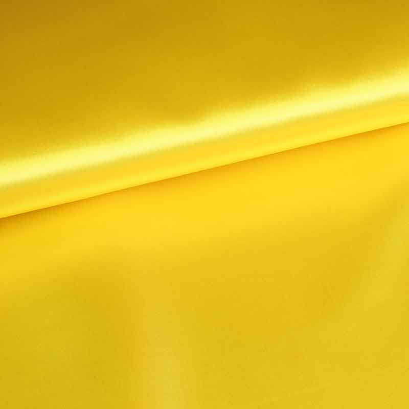 Satin fabric light yellow