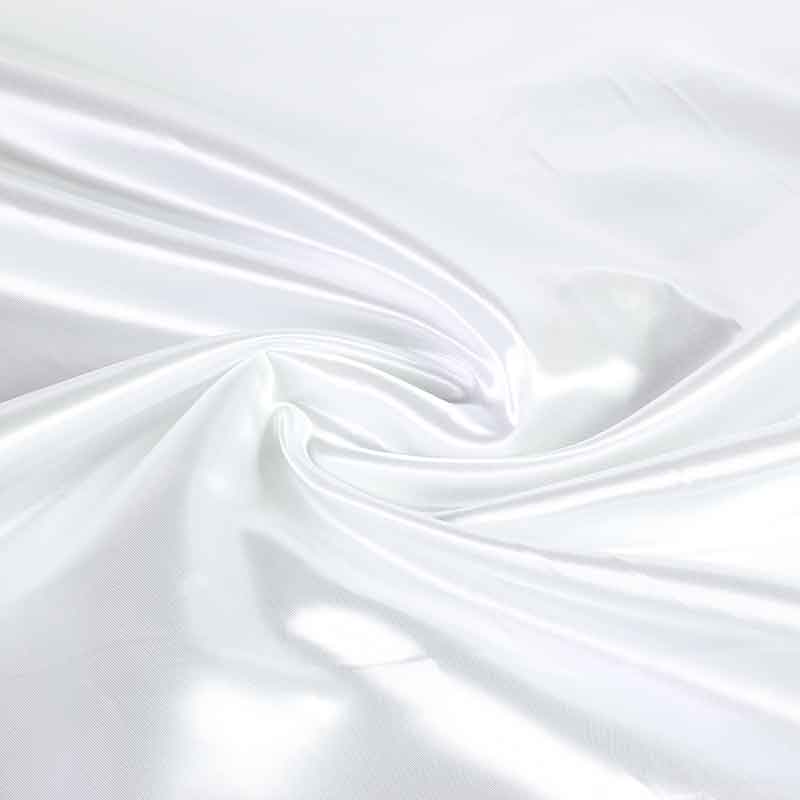 Satin fabric ivory