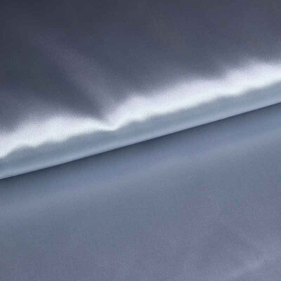 Satin fabric silver