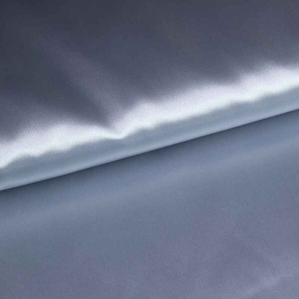 Satin fabric silver