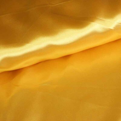 Satin fabric gold
