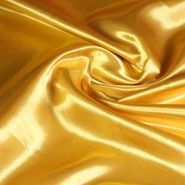 Satin fabric gold
