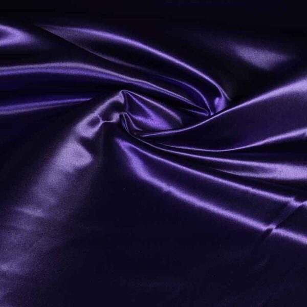 Satin fabric violet