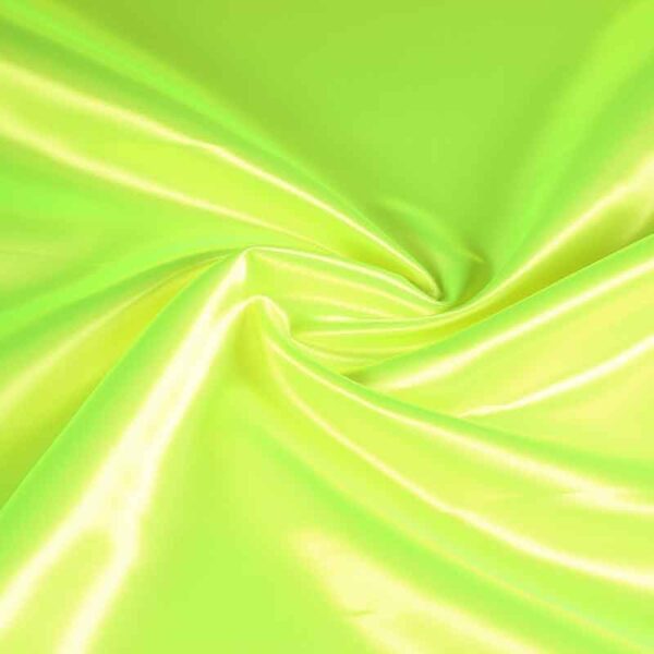 Satin fabric fluor yellow