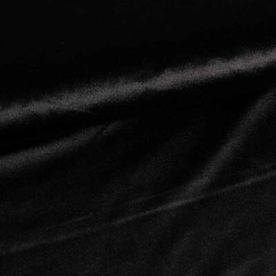 Gloss stretch velvet black