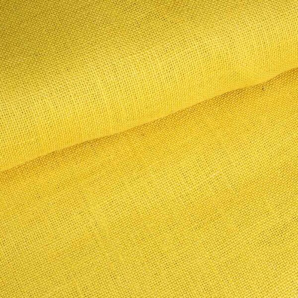 Jute fabric yellow