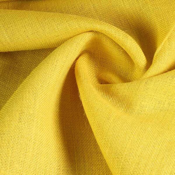 Jute fabric yellow