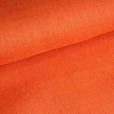 Jute fabric orange