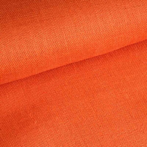 Jute fabric orange