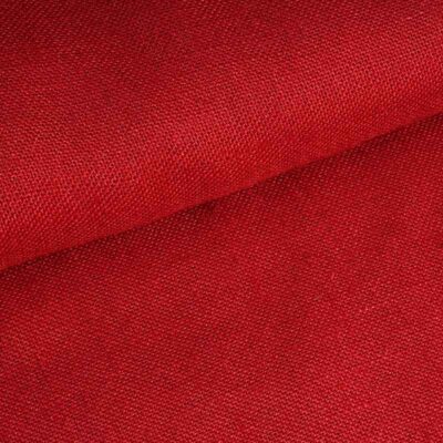 Jute fabric red