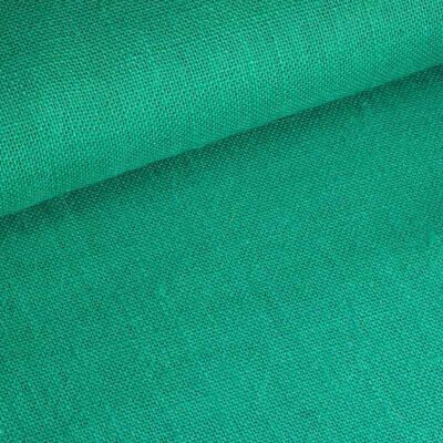 Jute fabric seagreen