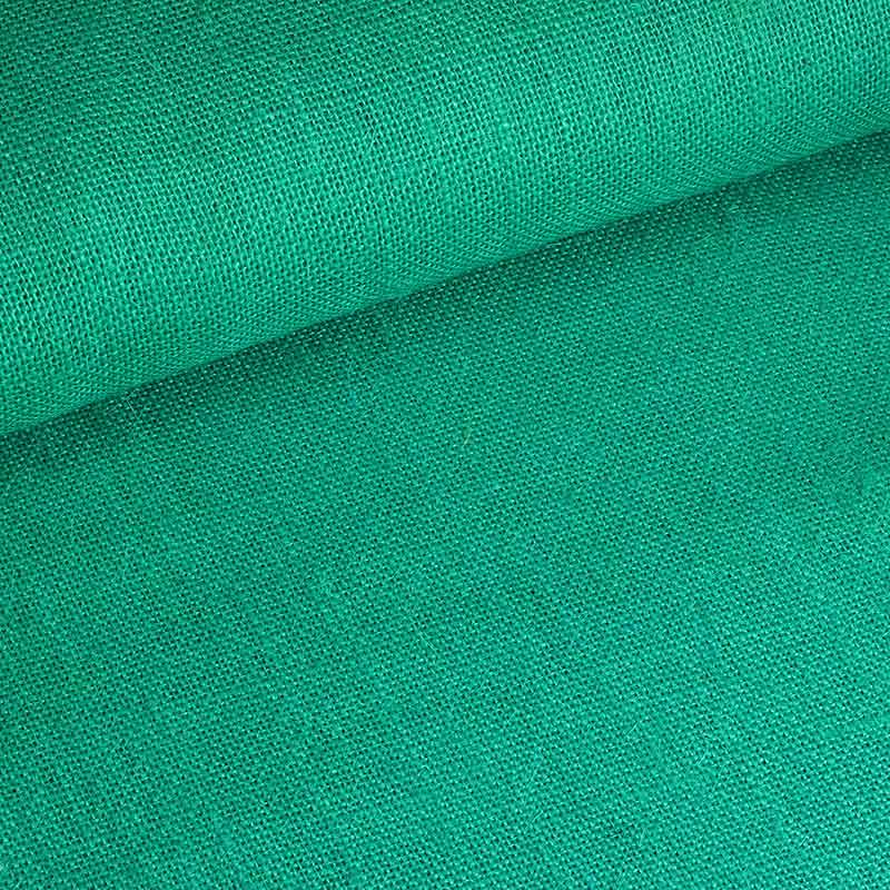 Jute fabric seagreen