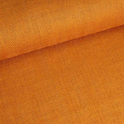 Jute fabric ochre yellow