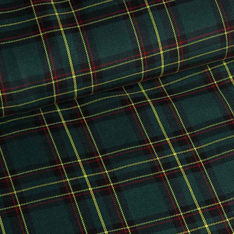 Tartan fabric green
