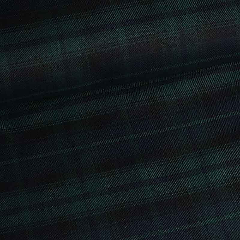 Tartan fabric black watch green