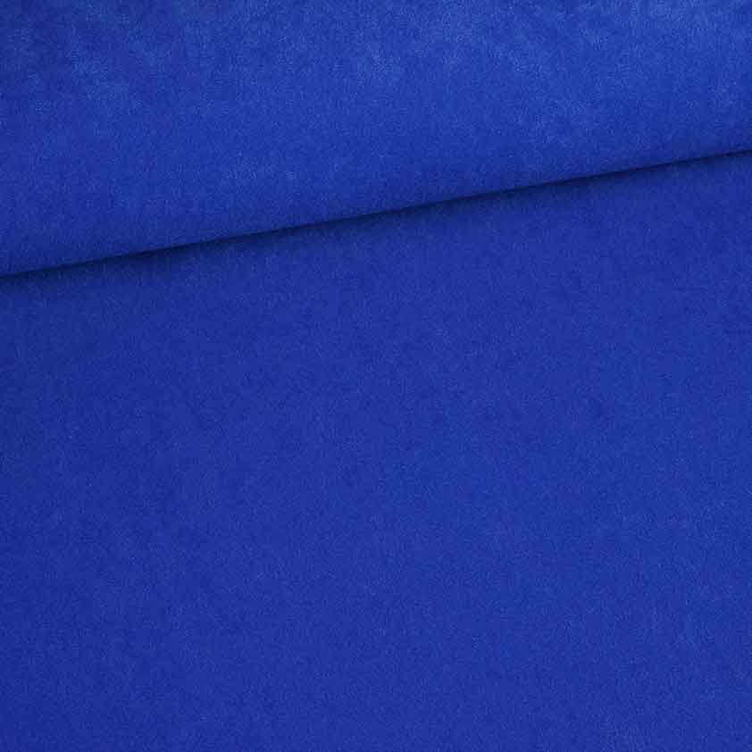 Suedine fabric cobalt