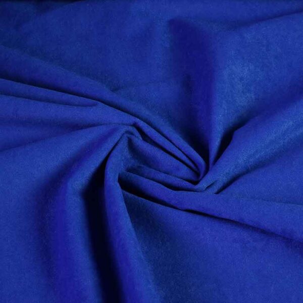 Suedine fabric cobalt